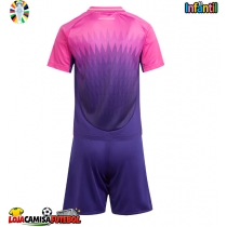 Camisa de Futebol Alemanha Equipamento Secundário Infantil Europeu 2024 Manga Curta (+ Calças curtas)